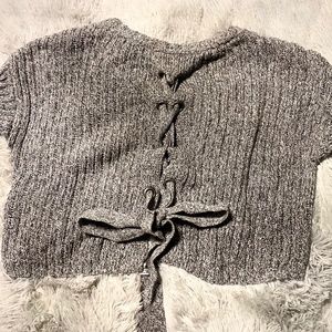 Hollister cropped sweater